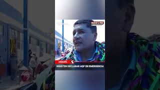 Alcalde de Arequipa cuestiona a ministro del Interior e insiste en declarar la ciudad en emergencia [upl. by Esimehc22]