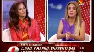 Exitoinacom  Iliana vs Marina en Intrusos [upl. by Zzahc]