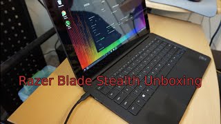 Razer Blade StealthEarly 2016Unboxing and Setup [upl. by Christos]