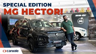 2024 MG Hector Black Storm Walkaround  Black Colour  Special Edition for Rs 21 Lakh [upl. by Aikkan]