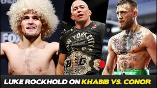 Luke Rockhold Wants Khabib Nurmagomedov vs Conor McGregor Over GSP MatchUp [upl. by Sivatco318]