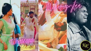 💕 Meherezylaa 💕 Maanaadu  STR  Yuvan  Female amp Male version  Whatsapp Status Full Screen [upl. by Ynnelg350]