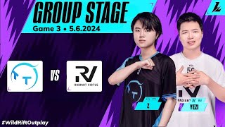 TT vs RV • Game 3 Bo3  Group Stage  WSL Summer 2024 [upl. by Misab]