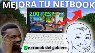 OPTIMIZA tu Netbook del Gobierno o PC Al MAXIMO  quotCon Pruebas de rendimientoquot [upl. by Naicul]