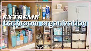 2022 EXTREME BATHROOM ORGANIZATION Organizing Ideas  Alexandra Beuter [upl. by Laamak]