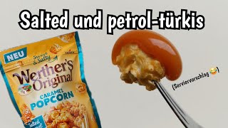 Ich probiere das neue salted caramelige Salted Caramel Wertherss Original Popcorn [upl. by Garlanda581]