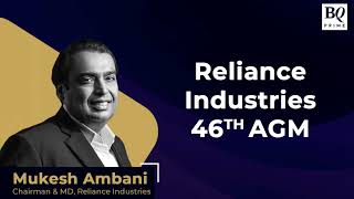 Reliance AGM 2023 Live Mukesh Ambani Addresses 46th AGM  BQ Prime [upl. by Oinigih589]