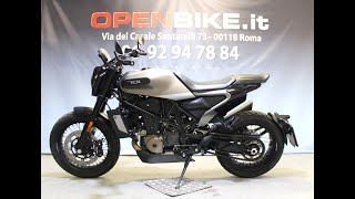 Husqvarna Svartpilen 701 ABS Euro 4 Anno 032021 Km 6500  wwwopenbikeit [upl. by Adnalahs]