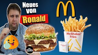 Der M Burger und Shaker Fries von McDonalds  NEU🍟🍔〽️ [upl. by Ahsirt589]