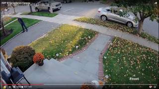 Burglar Sees Camera and Runs [upl. by Abert]