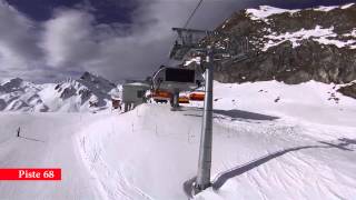 Skiing Ischgl Austria Piste 68 [upl. by Borden597]