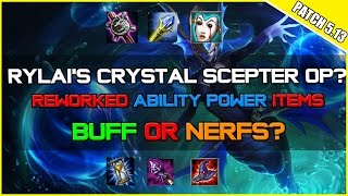 ✔ RYLAIS CRYSTAL SCEPTER OP  Reworked Ability Power Items Analysis  League of Legends [upl. by Dlanger]