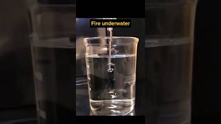 Fire Underwater fire water underground experiment [upl. by Novel]