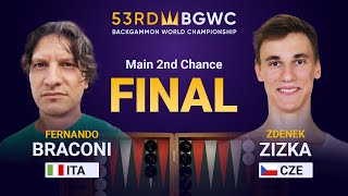 53rd Backgammon World Championship  Main  Second Chance Final [upl. by Monagan7]