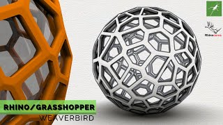 Grasshopper Tutorial Rhino weaverbird [upl. by Bertram]