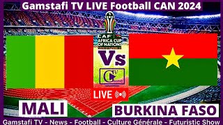 Mali vs Burkina Faso En Direct CAN 2024 Commenté en temps réel  Gamstafi TV [upl. by Bithia]