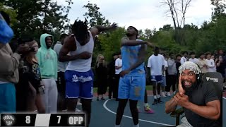 HE GOT WALLOPED ON THE COURT Kshowtime amp Cam Park TAKEOVER [upl. by Nairde]