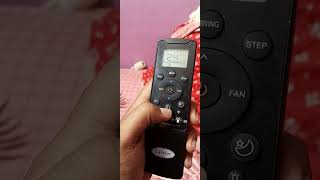 Carrier ac remote function in bengaliCarrier ac review 2023viral airconditioner acremote [upl. by Ydnelg810]