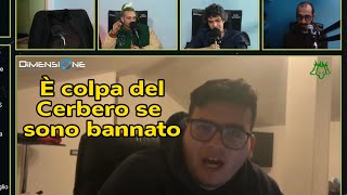 Il CERBERO PODCAST reacta a EL PAPI che li INCOLPA del suo BAN su TWITCH [upl. by Banna]