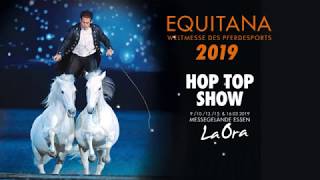 HOP TOP SHOW LaOra 2019  die Pferdeshow im Rahmen der EQUITANA [upl. by Akibma]