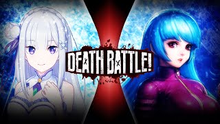 Emilia VS Kula Diamond ReZero VS King Of Fighters  DEATH BATTLE FAN MADE TRAILER [upl. by Anirda]