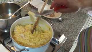 Ricetta risotto allo Zafferano e Prosciutto 2 [upl. by Xeno118]