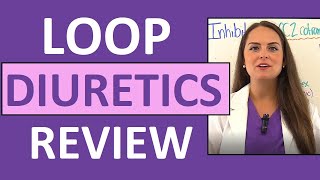 Loop Diuretics Pharmacology Nursing Mechanism of Action Furosemide [upl. by Nylanej]