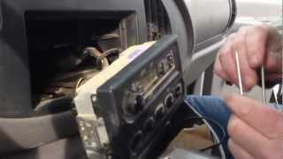 How To Remove A Radio From A Ford Econoline Van [upl. by Octavie]