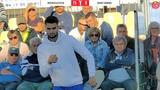 Pétanque  Le replay de la finale du tir de précision Trophée des villes 2022 [upl. by Kciderf]