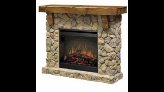 Dimplex Stone Electric Fireplace Mantel Review SMP 904 ST  Can Faux Stone Be Convincing [upl. by Ardnohsal990]