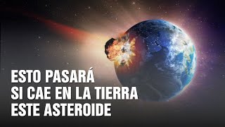 Esto sucedería si el asteroide 2009 JF1 impactara en la tierra [upl. by Letnahc]