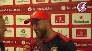 Steven Croft reflects to opening Vitality Blast 2019 win [upl. by Introk187]