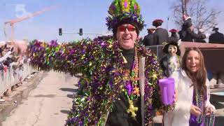 A look at the 2022 Bud Light Grand Parade at Soulard Mardi Gras in St Louis [upl. by Aryc]