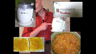 Functional Check Electric Chopper Moulinette ELECTRONIC Moulinex 899 Making Orange Peel Jam [upl. by Macmillan]