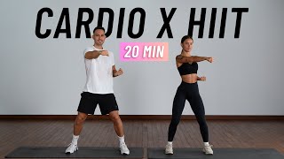 20 MIN CARDIO HIIT WORKOUT  ALL STANDING  Full Body No Equipment No Repeats [upl. by Niltag797]