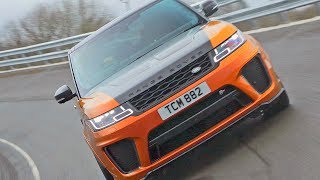 Range Rover Sport SVR 20182021 HighSpeed Test Drive [upl. by Ainad]