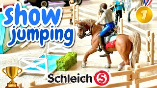 Show Jumping  Schleich Horse Drama [upl. by Noelle730]