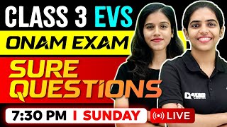 Class 3 EVS  Onam Exam Sure Question  Exam Winner [upl. by Resee]