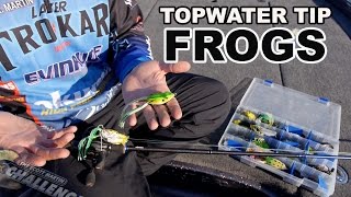 Exclusive Topwater Fishing Tip How to Fish a Frog  What you need to know [upl. by Ailis]