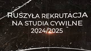 Ruszyła rekrutacja na studia cywilne [upl. by Oiramd243]