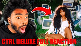 FIRST TIME REACTION TO  SZA  CTRL Deluxe FULL ALBUM REACTION [upl. by Rosemari]