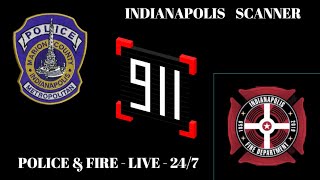 INDIANAPOLIS POLICE AND FIRE SCANNER AUDIO FEED LIVE 247 [upl. by Akineg196]