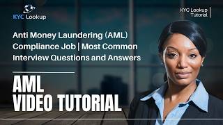 Anti money laundering AML Compliance Job  Most Common Interview questions and answers [upl. by Kalfas]