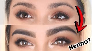 DIY CEJAS CON HENNA EN CASA MUY FÁCIL  DISEÑO DE CEJAS PROFESIONAL [upl. by Heriberto840]