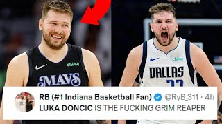 NBA REACT TO LUKA DONCIC TRIPLE DOUBLE VS TIMBERWOLVES  MAVERICKS VS TIMBERWOLVES REACTIONS [upl. by Par568]