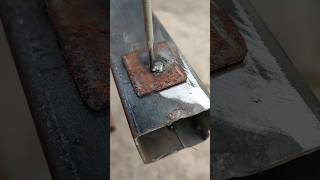 best tips for welders to deal with holes in thin square tubes [upl. by Saks]