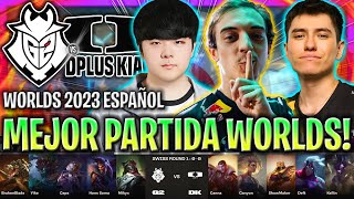 G2 EN LA MEJOR PARTIDA DEL MUNDIAL CONTRA COREA😱 G2 vs DK WORLDS SWISS STAGE 2023 DÍA 1 LVP ESPAÑOL [upl. by Mcmahon382]