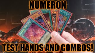 HOW TO PLAY A NUMERON DECK TEST HANDS AND COMBOS JANUARY 2022 YUGIOH [upl. by Colbert]