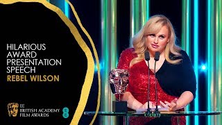 Iconic Moment when Rebel Wilson Delivers Funny Incredible Speech  EE BAFTA Film Awards 2020 [upl. by Nahrut284]