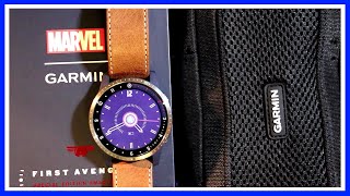 GARMIN MARVEL FIRST AVENGER  SPECIAL EDITION SMARTWATCH  UNBOXING ITA [upl. by Atiuqahs236]